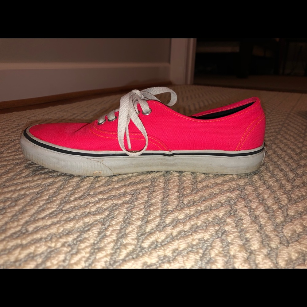 Bright pink vans